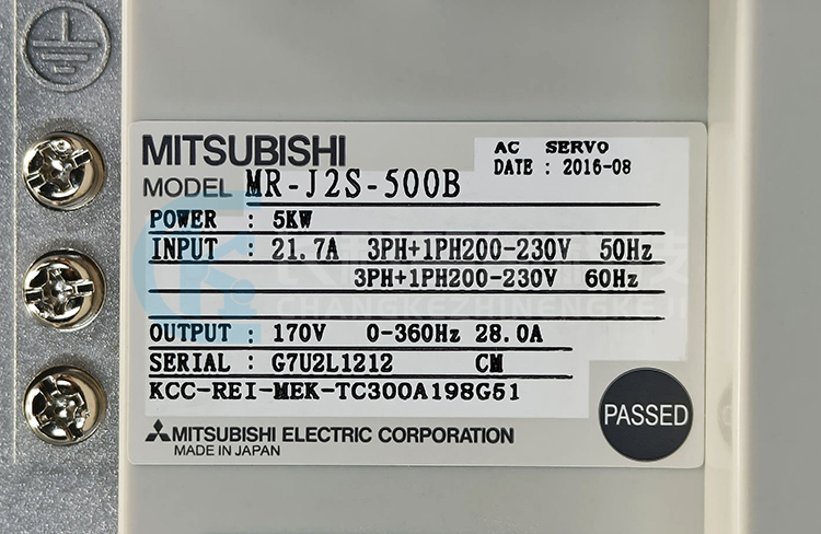 三菱伺服驅動模塊MR-J2S-500B 三菱伺服驅動模塊MR-J2S-500B